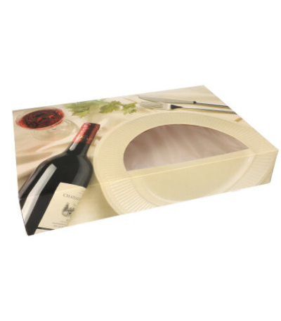 Product foto van Catering dozen karton met venster 8cm x 31