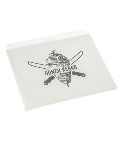 Product foto van DÃ¶ner Kebab zakjes wit vetvrij 1000 stuks