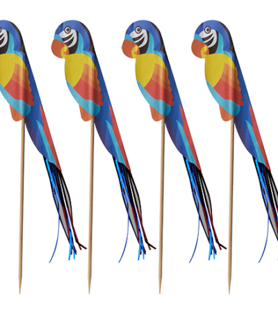 Product foto van Decoprikkers Parrot set van 100