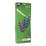 Product foto van Decoprikkers assorti kleuren 12cm set van 144 Palm Leaf