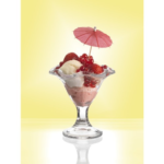 Product foto van Decoprikkers assorti kleuren set van 144 Parapluutjes