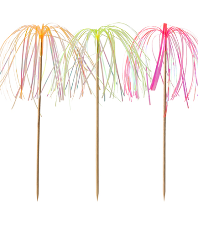 Product foto van Decoprikkers neon Fireworks set van 100