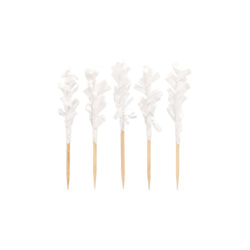 Product foto van Decoprikkers wit set van 1000 Frills