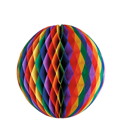Product foto van Decoratie bal Rainbow 60cm brandvertragend