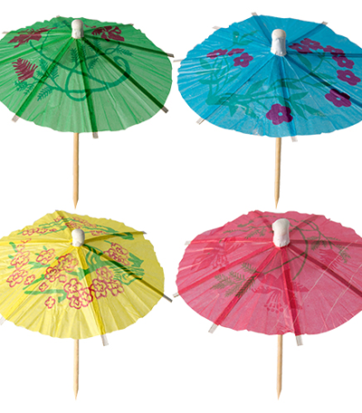 Product foto van Decoratie prikkers Asia 10cm set van 6