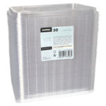 Product foto van Deksels magnetronschalen transparant set van 50