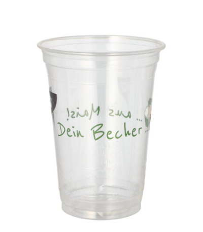 Product foto van Drinkbekers PLA karton 200ml "Becher aus Mais"