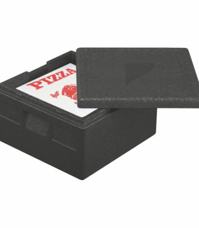 Product foto van EPP Transportboxen zwart 41x41x24 cm set van 1 Pizza