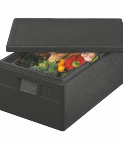 Product foto van EPP Transportboxen zwart Euro-standaard 68