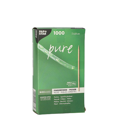 Product foto van Fingerfood prikkers met punt set van 1000