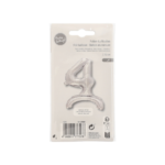 Product foto van Folie Ballon Zilver 73cm set van 1 "4"