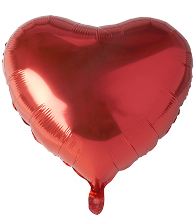 Product foto van Folie Ballon rood Heart large