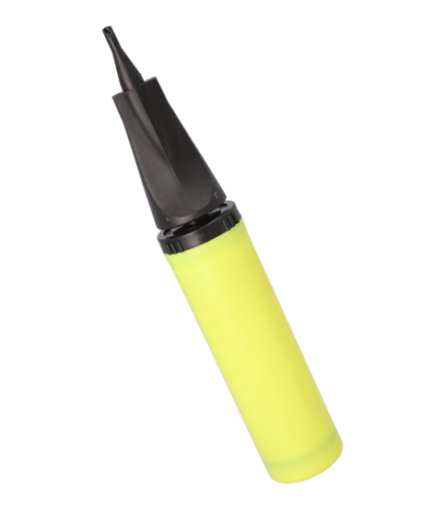 Product foto van Folie ballonpomp geel 28cm