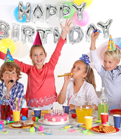 Product foto van Folieballonnen Happy Birthday set zilver