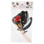 Product foto van Fotobooth accessoires assorti kleuren set van 8