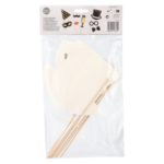 Product foto van Fotobooth accessoires assorti kleuren set van 8