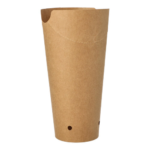 Product foto van Friet scoops karton bruin groot set van 50