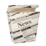 Product foto van Friet scoops karton kraft met deksel set van 50