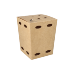 Product foto van Frietboxen karton bruin set van 100 NOTPLA