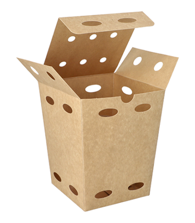Product foto van Frietboxen karton bruin set van 100 NOTPLA