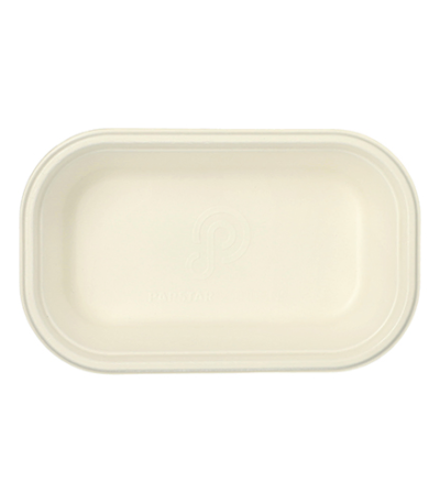 Product foto van Gastronorm containers suikerriet PLA coating wit 1.8l