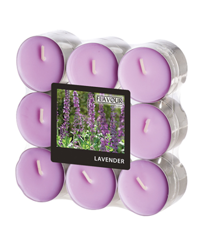 Product foto van Geurkaars Lavendel violet 18 stuks Flavour by GALA