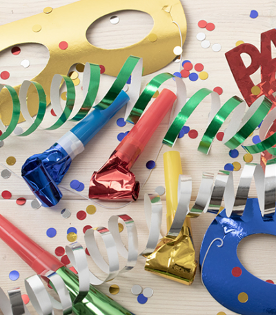 Product foto van Gezichtsmaskers assorti kleuren Metallic set van 6