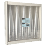 Product foto van Glazen champagne toppers glashelder set van 50