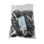 Product foto van Glazen voetjes zwart set van 50