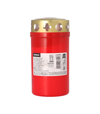 Product foto van Graflicht met gouden deksel rood 6