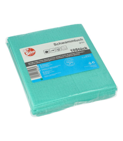 Product foto van Groene sponsdoeken set van 10