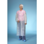 Product foto van HDPE Bezoekersjassen wit 10 stuks