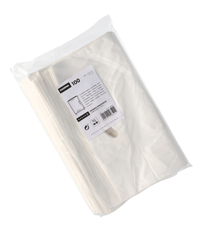 Product foto van HDPE Draagtassen wit set van 100