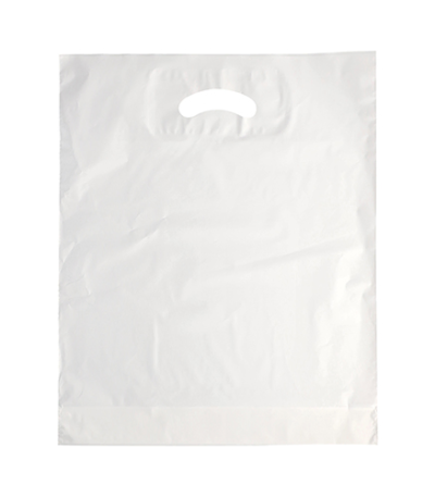 Product foto van HDPE Draagtassen wit set van 100