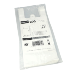 Product foto van HDPE draagtassen wit medium set van 200