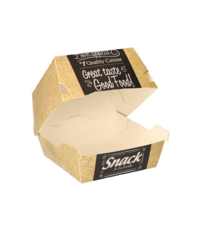 Product foto van Hamburgerboxen karton small 50 Good Food
