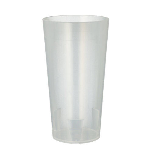 Product foto van Herbruikbare drinkbekers transparant 400ml set van 10