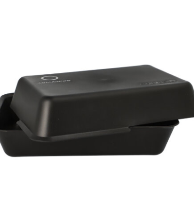 Product foto van Herbruikbare foodboxen zwart set van 24 2-delig Circulware by Haval