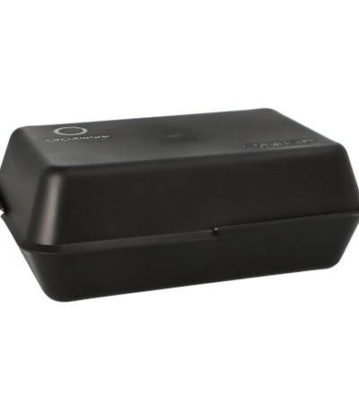 Product foto van Herbruikbare foodboxen zwart set van 24 2-delig Circulware by Haval