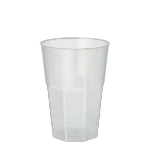 Product foto van Herbruikbare glazen Caipirinha PP transparant set van 30
