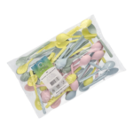 Product foto van Herbruikbare ijslepels PP-MF assorti kleuren 13 cm set van 50 Circulware by Haval