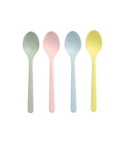 Product foto van Herbruikbare ijslepels PP-MF assorti kleuren 13 cm set van 50 Circulware by Haval