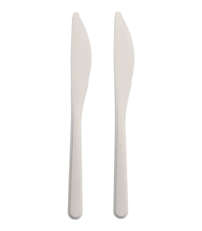 Product foto van Herbruikbare messen PP-MF wit Haval Circulware set van 50