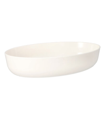 Product foto van Herbruikbare schalen ovaal wit set van 15 Cella