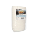 Product foto van Herbruikbare schalen ovaal wit set van 15 Cella 450ml