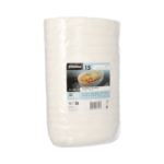 Product foto van Herbruikbare schalen wit ovaal set van 15 Cella 900ml