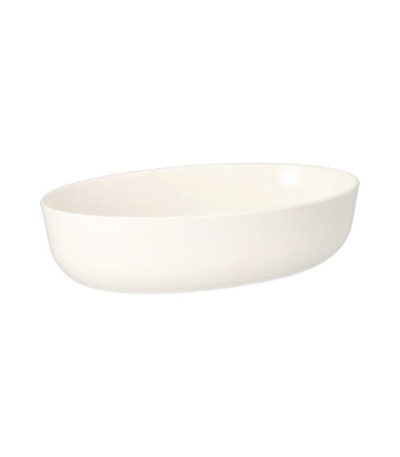 Product foto van Herbruikbare schalen wit ovaal set van 15 Cella 900ml