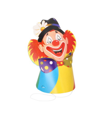 Product foto van Hoedjes Clown set van 5