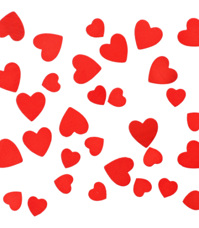 Product foto van Houten confetti Hearts 15gr