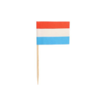 Product foto van Houten decoprikkers 8 cm set van 500 "Nederland"